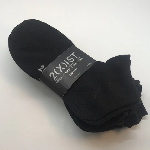 2(X)IST MENŚ 10 PAIR NO SHOW SOCKS SIZE 10-13 - Picture 7 of 14